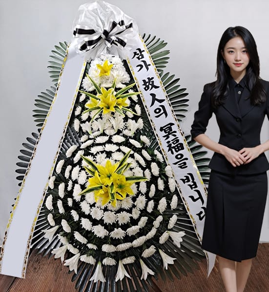 인천성모병원 장례식장 특대형 화환